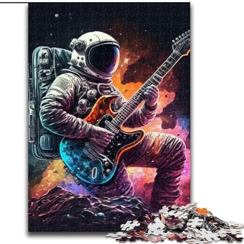 Puzzle 1000 Teile Astronaut spielt Gitarre, anspruchsvolles DIY-Denkspiel, perfektes Familienspiel oder dekoratives Geschenk, Größe: 50x75cm Puzzle 1000 Teile Astronaut spielt Gitarre, anspruchsvolles DIY-Denkspiel, perfektes Familienspiel oder dekoratives Geschenk, Größe: 50x75cm von LYXIANY