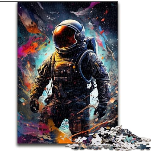 Puzzle 1000 Teile Astronauten-Puzzle, anspruchsvolles Denkspiel für Teenager, Spaß am Familienspielabend, 26x38cm Puzzle 1000 Teile Astronauten-Puzzle, anspruchsvolles Denkspiel für Teenager, Spaß am Familienspielabend, 26x38cm von LYXIANY