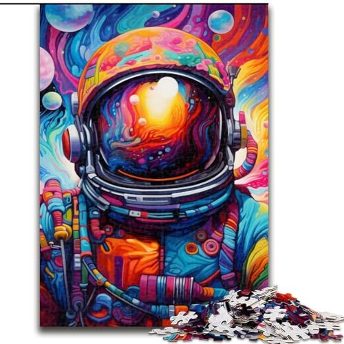 Puzzle 1000 Teile Astronauten-Puzzle, anspruchsvolles Denkspiel für Teenager, Spaß am Familienspielabend, 50x75cm von LYXIANY