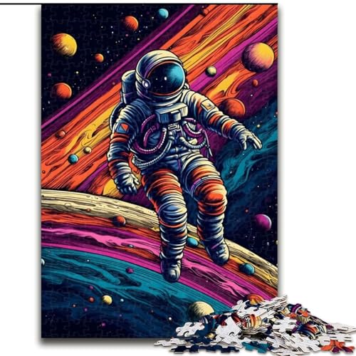 Puzzle 1000 Teile Astronauten-Puzzle, buntes Holzpuzzle für Erwachsene, Größe 50x75cm, Denkspiel für Teenager und Familieninteraktion Puzzle 1000 Teile Astronauten-Puzzle, buntes Holzpuzzle für Erwachsene, Größe 50x75cm, Denkspiel für Teenager und Familieninteraktion von LYXIANY