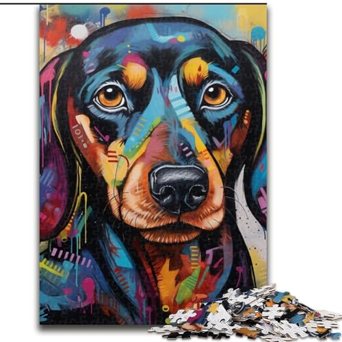 Puzzle 1000 Teile Dackel-Puzzle für Erwachsene 1000 für Jugendliche Lernspiele Geschenke 50x75cm Puzzle 1000 Teile Dackel-Puzzle für Erwachsene 1000 für Jugendliche Lernspiele Geschenke 50x75cm von LYXIANY