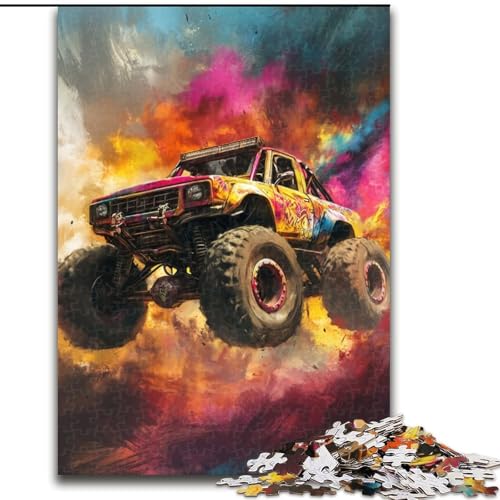 Puzzle 1000 Teile Geländewagen-Puzzle aus Holz, Weihnachten, Halloween, Ostern, Neujahr, Größe 50x75cm Puzzle 1000 Teile Geländewagen-Puzzle aus Holz, Weihnachten, Halloween, Ostern, Neujahr, Größe 50x75cm von LYXIANY