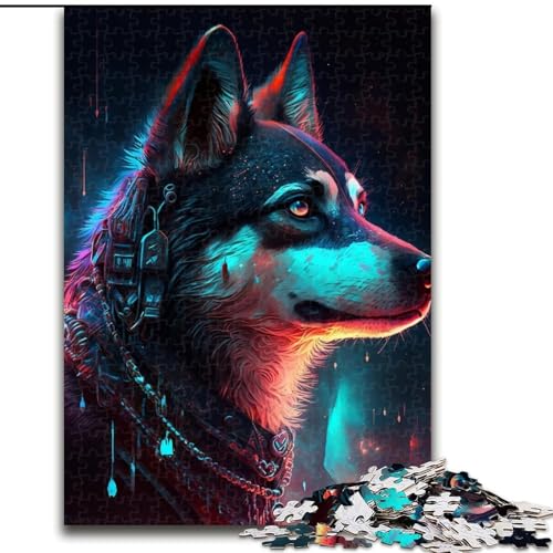 Puzzle 1000 Teile Husky-Holzpuzzle für Erwachsene, Größe 50x75cm, Denkspiel für Teenager und Familieninteraktion Puzzle 1000 Teile Husky-Holzpuzzle für Erwachsene, Größe 50x75cm, Denkspiel für Teenager und Familieninteraktion von LYXIANY