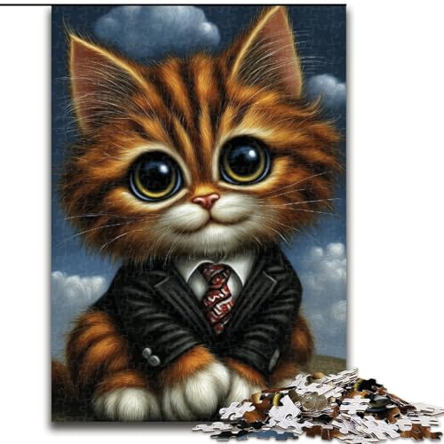 Puzzle 1000 Teile Kätzchen-Puzzle aus Holz, Spaß für die ganze Familie, Basteln, perfekt für Geburtstage, Feiertage, Größe 50x75cm Puzzle 1000 Teile Kätzchen-Puzzle aus Holz, Spaß für die ganze Familie, Basteln, perfekt für Geburtstage, Feiertage, Größe 50x75cm von LYXIANY