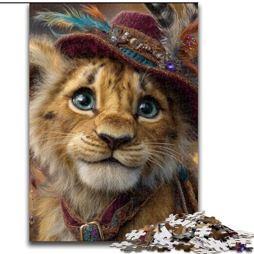 Puzzle 1000 Teile Löwenhäuptling Puzzle aus Holz Weihnachten, Halloween, Ostern, Neujahr Größe 50X75CM Puzzle 1000 Teile Löwenhäuptling Puzzle aus Holz Weihnachten, Halloween, Ostern, Neujahr Größe 50X75CM von LYXIANY