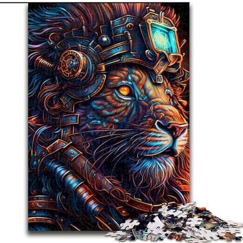 Puzzle 1000 Teile Löwenkrieger, anspruchsvolle Puzzles, 50x75cm, kompliziertes Design für Teenager, DIY-Dekor und gehirnfördernder Spaß Puzzle 1000 Teile Löwenkrieger, anspruchsvolle Puzzles, 50x75cm, kompliziertes Design für Teenager, DIY-Dekor und gehirnfördernder Spaß von LYXIANY
