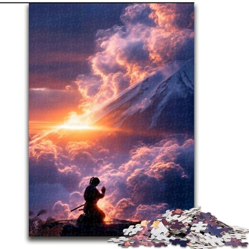 Puzzle 1000 Teile Ninja bei Sonnenuntergang, Puzzle aus Holz, Spaß für die ganze Familie, Basteln, perfekt für Geburtstage, Feiertage, Größe 50x75cm Puzzle 1000 Teile Ninja bei Sonnenuntergang, Puzzle aus Holz, Spaß für die ganze Familie, Basteln, perfekt für Geburtstage, Feiertage, Größe 50x75cm von LYXIANY