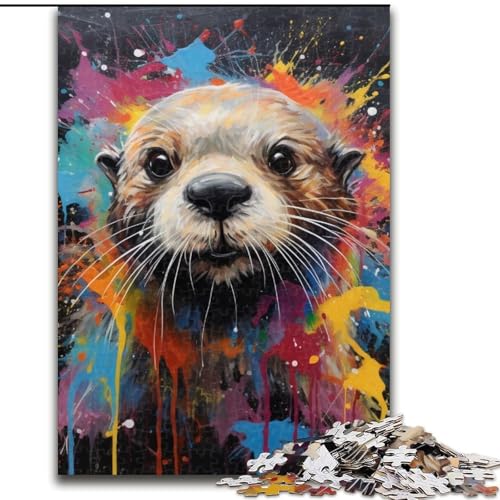 Puzzle 1000 Teile Otter Holzpuzzle für Erwachsene 50x75cm Geburtstage und Feiertage Puzzle 1000 Teile Otter Holzpuzzle für Erwachsene 50x75cm Geburtstage und Feiertage von LYXIANY