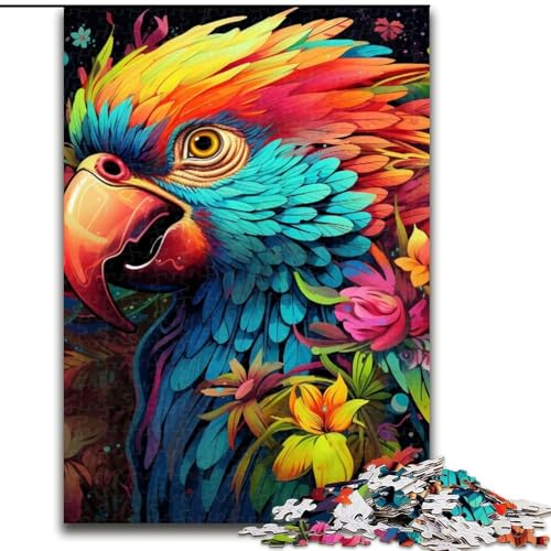 Puzzle 1000 Teile Papagei, anspruchsvolle Puzzles, 50x75cm, kompliziertes Design für Teenager, DIY-Dekor und gehirnfördernder Spaß Puzzle 1000 Teile Papagei, anspruchsvolle Puzzles, 50x75cm, kompliziertes Design für Teenager, DIY-Dekor und gehirnfördernder Spaß von LYXIANY