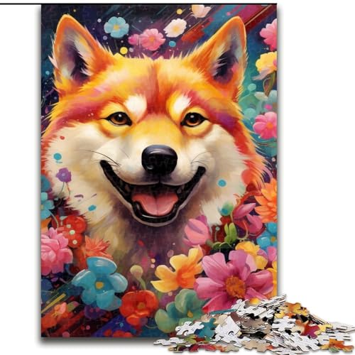 Puzzle 1000 Teile Shiba Inu Puzzle für Erwachsene 1000 für Jugendliche Lernspiele Geschenke 50x75cm Puzzle 1000 Teile Shiba Inu Puzzle für Erwachsene 1000 für Jugendliche Lernspiele Geschenke 50x75cm von LYXIANY