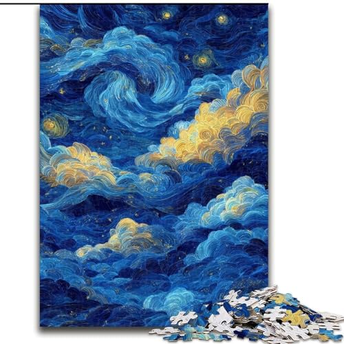 Puzzle 1000 Teile Sternenhimmel-Puzzle aus Holz, Spaß für die ganze Familie, Basteln, perfekt für Geburtstage, Feiertage, Größe 50x75cm von LYXIANY