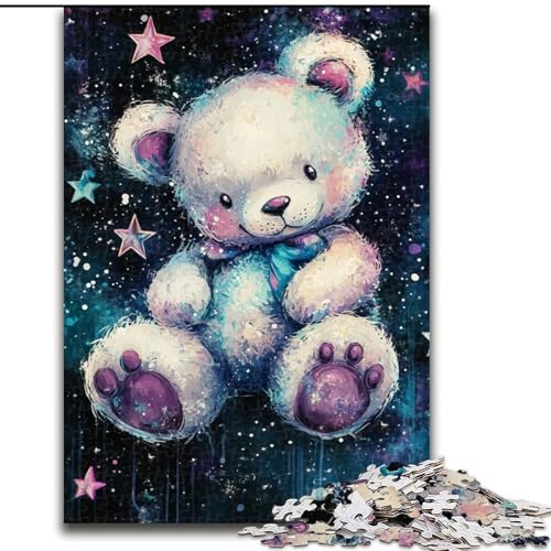 Puzzle 1000 Teile Teddybär-Puzzle aus Holz, Spaß für die ganze Familie, Basteln, perfekt für Geburtstage, Feiertage, Größe 50x75cm Puzzle 1000 Teile Teddybär-Puzzle aus Holz, Spaß für die ganze Familie, Basteln, perfekt für Geburtstage, Feiertage, Größe 50x75cm von LYXIANY