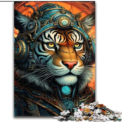 Puzzle 1000 Teile Tiger Warrior 1000 Teile Puzzle Spielzeug Geschenk Pädagogisches intellektuelles Dekomprimierungsspaß Familienspiel 50x75cm Puzzle 1000 Teile Tiger Warrior 1000 Teile Puzzle Spielzeug Geschenk Pädagogisches intellektuelles Dekomprimierungsspaß Familienspiel 50x75cm von LYXIANY