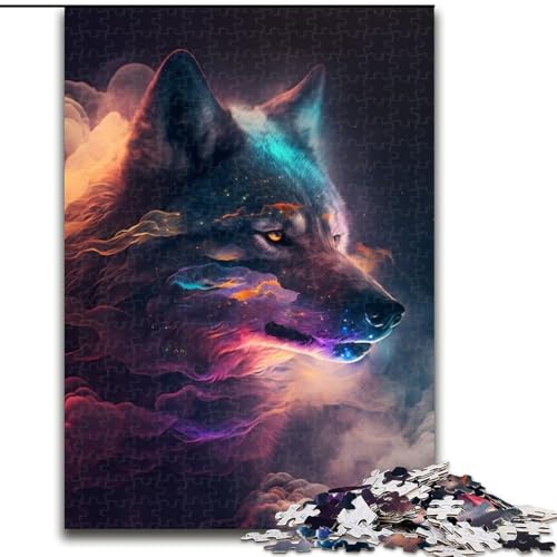 Puzzle 1000 Teile Wolfsnebel Puzzle für Erwachsene, anspruchsvolles Denkspiel, Familienaktivität, Heimdekoration, Größe: 38x26cm Puzzle 1000 Teile Wolfsnebel Puzzle für Erwachsene, anspruchsvolles Denkspiel, Familienaktivität, Heimdekoration, Größe: 38x26cm von LYXIANY