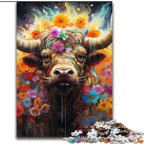 Puzzle 1000 Teile Yak Holzpuzzle für Erwachsene 50x75cm Geburtstage und Feiertage Puzzle 1000 Teile Yak Holzpuzzle für Erwachsene 50x75cm Geburtstage und Feiertage von LYXIANY