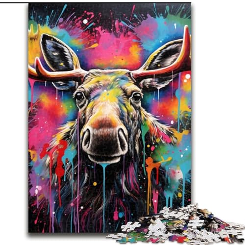 Puzzle 1000 Teile für Erwachsene, Alpaka-Holzpuzzle, 50x75cm, perfekt für Halloween, Weihnachten, Geburtstagsgeschenk Puzzle 1000 Teile für Erwachsene, Alpaka-Holzpuzzle, 50x75cm, perfekt für Halloween, Weihnachten, Geburtstagsgeschenk von LYXIANY