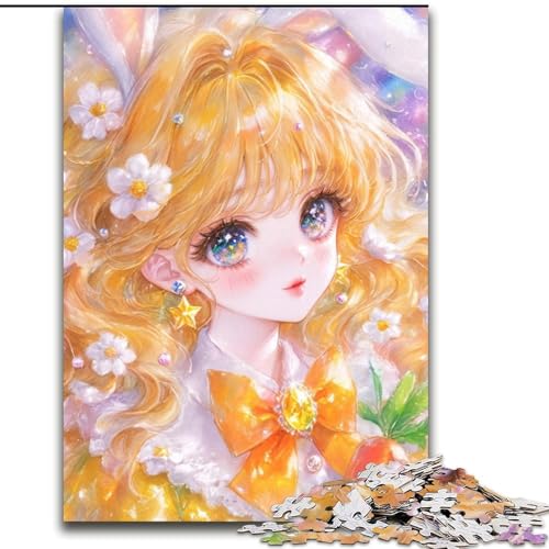 Puzzle 1000 Teile für Erwachsene, Anime-Mädchen, geeignet für Personen ab 14 Jahren, anspruchsvoll zu vervollständigen, Aber lustig und humorvoll, tolles Geschenk (Größe 26x38cm) von LYXIANY