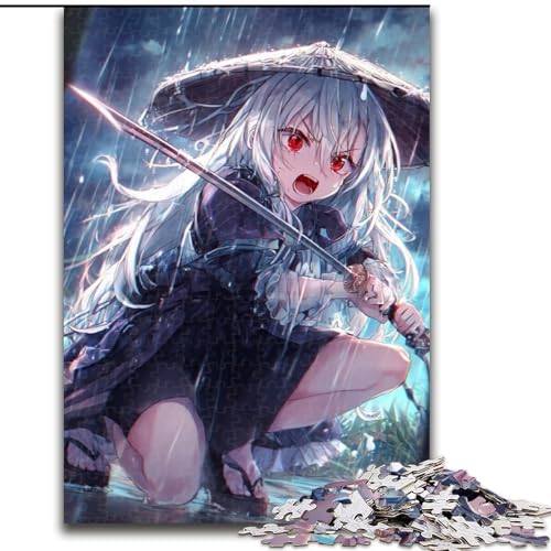 Puzzle 1000 Teile für Erwachsene, Anime-Mädchen, hilft dem Gehirn, süchtig machendes Spielzeug zu trainieren, um Geduld zu fördern, Geschenk für Geburtstage, 50x75cm Puzzle 1000 Teile für Erwachsene, Anime-Mädchen, hilft dem Gehirn, süchtig machendes Spielzeug zu trainieren, um Geduld zu fördern, Geschenk für Geburtstage, 50x75cm von LYXIANY