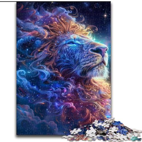 Puzzle 1000 Teile für Erwachsene, Art Lions, Holzpuzzle, interaktives Familienspiel, Denksportaufgabe, Lernspielzeug, Größe 50x75cm Puzzle 1000 Teile für Erwachsene, Art Lions, Holzpuzzle, interaktives Familienspiel, Denksportaufgabe, Lernspielzeug, Größe 50x75cm von LYXIANY