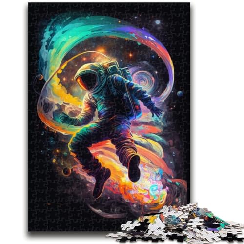 Puzzle 1000 Teile für Erwachsene, Astronauten-Denkspiel, Wanddekoration, einzigartige Geburtstags, 38x26cm Puzzle 1000 Teile für Erwachsene, Astronauten-Denkspiel, Wanddekoration, einzigartige Geburtstags, 38x26cm von LYXIANY