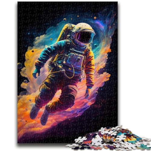 Puzzle 1000 Teile für Erwachsene, Astronauten-Denkspiel, Wanddekoration, einzigartige Geburtstags, 50x75cm von LYXIANY
