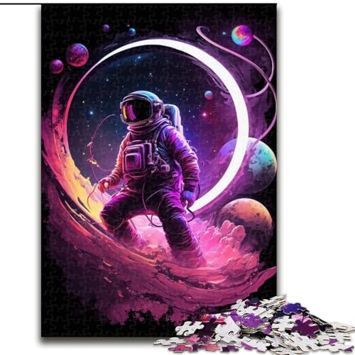 Puzzle 1000 Teile für Erwachsene, Astronauten-Holzpuzzle, interaktives Familienspiel, Denksportaufgabe, Lernspielzeug, Größe 50x75cm Puzzle 1000 Teile für Erwachsene, Astronauten-Holzpuzzle, interaktives Familienspiel, Denksportaufgabe, Lernspielzeug, Größe 50x75cm von LYXIANY
