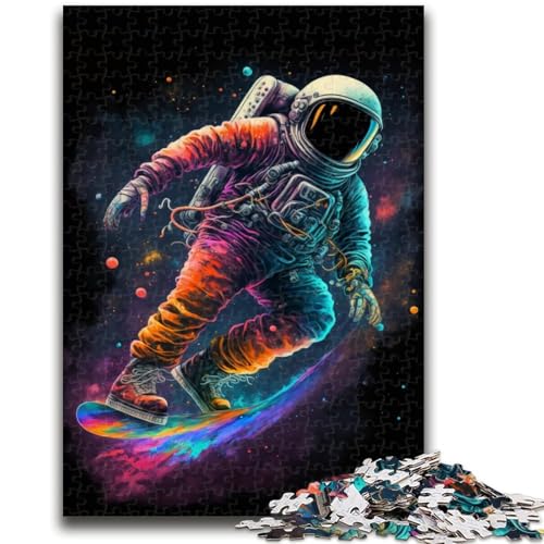 Puzzle 1000 Teile für Erwachsene, Astronauten-Skateboard im Weltraum, Denksportspiel, Lernspiel für Geburtstag, Weihnachten, für ab 14 Jahren, 50x75cm Puzzle 1000 Teile für Erwachsene, Astronauten-Skateboard im Weltraum, Denksportspiel, Lernspiel für Geburtstag, Weihnachten, für ab 14 Jahren, 50x75cm von LYXIANY