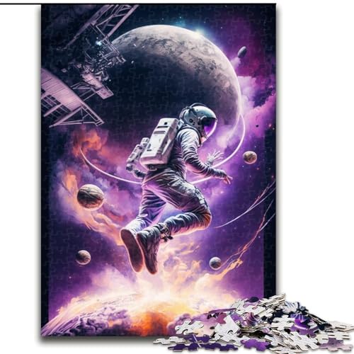 Puzzle 1000 Teile für Erwachsene, Astronauten Spielen Basketball, Holzpuzzle für Erwachsene, perfekt für Familienspaß, Partyspiele, Geburtstagspartygeschenke, Größe 50x75cm Puzzle 1000 Teile für Erwachsene, Astronauten Spielen Basketball, Holzpuzzle für Erwachsene, perfekt für Familienspaß, Partyspiele, Geburtstagspartygeschenke, Größe 50x75cm von LYXIANY