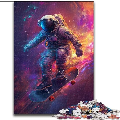 Puzzle 1000 Teile für Erwachsene, Astronauten auf Skateboards, anspruchsvolle Puzzles, interaktives Familienspiel, Heimdekoration zum Selbermachen, Denksportaufgabe, Geschenk, Größe 50x75cm Puzzle 1000 Teile für Erwachsene, Astronauten auf Skateboards, anspruchsvolle Puzzles, interaktives Familienspiel, Heimdekoration zum Selbermachen, Denksportaufgabe, Geschenk, Größe 50x75cm von LYXIANY