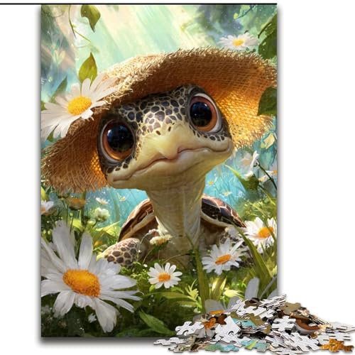 Puzzle 1000 Teile für Erwachsene, Baby-Schildkröten-Puzzle aus Holz, anspruchsvolles Denkspiel für Teenager, Familienspaß, interaktives Spiel, Größe 50x75cm Puzzle 1000 Teile für Erwachsene, Baby-Schildkröten-Puzzle aus Holz, anspruchsvolles Denkspiel für Teenager, Familienspaß, interaktives Spiel, Größe 50x75cm von LYXIANY