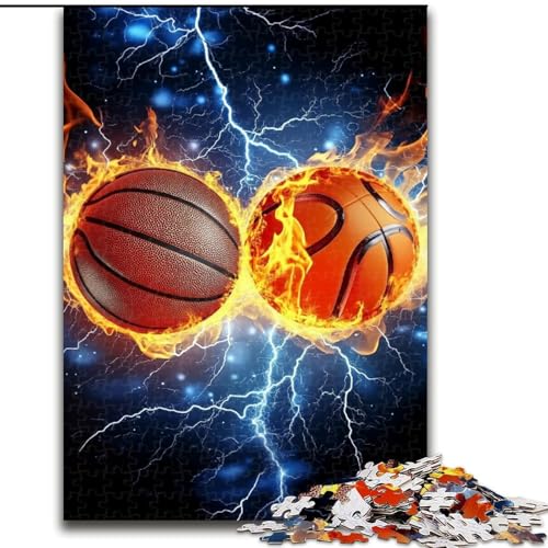 Puzzle 1000 Teile für Erwachsene, Basketball-Kollisions-Puzzle aus Holz, anspruchsvolles Denkspiel für Teenager, Familienspaß, interaktives Spiel, Größe 50x75cm Puzzle 1000 Teile für Erwachsene, Basketball-Kollisions-Puzzle aus Holz, anspruchsvolles Denkspiel für Teenager, Familienspaß, interaktives Spiel, Größe 50x75cm von LYXIANY