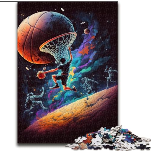 Puzzle 1000 Teile für Erwachsene, Basketballsport, buntes Holzpuzzle, interaktives Familienspiel, Denksportaufgabe, Lernspielzeug, Größe 50x75cm Puzzle 1000 Teile für Erwachsene, Basketballsport, buntes Holzpuzzle, interaktives Familienspiel, Denksportaufgabe, Lernspielzeug, Größe 50x75cm von LYXIANY