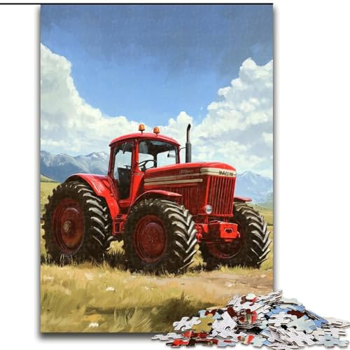 Puzzle 1000 Teile für Erwachsene, Bauernhof-Traktor-Puzzle aus Holz, anspruchsvolles Denkspiel für Teenager, Familienspaß, interaktives Spiel, Größe 50x75cm Puzzle 1000 Teile für Erwachsene, Bauernhof-Traktor-Puzzle aus Holz, anspruchsvolles Denkspiel für Teenager, Familienspaß, interaktives Spiel, Größe 50x75cm von LYXIANY