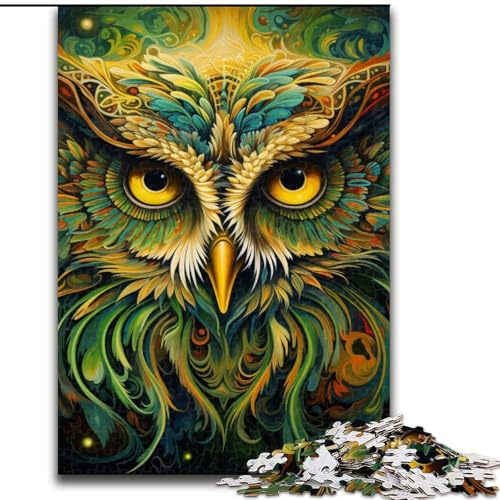 Puzzle 1000 Teile für Erwachsene, Bunte Eulen-Puzzles für Erwachsene, 50x75cm, Denksportaufgabe, Spiel für Erwachsene, interaktive Familienaktivität Puzzle 1000 Teile für Erwachsene, Bunte Eulen-Puzzles für Erwachsene, 50x75cm, Denksportaufgabe, Spiel für Erwachsene, interaktive Familienaktivität von LYXIANY
