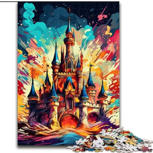 Puzzle 1000 Teile für Erwachsene, Buntes Schloss-Puzzle für Erwachsene, 50x75cm, Denksportaufgabe, Spiel für Erwachsene, interaktive Familienaktivität Puzzle 1000 Teile für Erwachsene, Buntes Schloss-Puzzle für Erwachsene, 50x75cm, Denksportaufgabe, Spiel für Erwachsene, interaktive Familienaktivität von LYXIANY