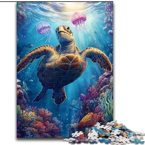 Puzzle 1000 Teile für Erwachsene, Delfinpaar-Puzzle aus Holz, anspruchsvolles Denkspiel für Teenager, Familienspaß, interaktives Spiel, Größe 50x75cm Puzzle 1000 Teile für Erwachsene, Delfinpaar-Puzzle aus Holz, anspruchsvolles Denkspiel für Teenager, Familienspaß, interaktives Spiel, Größe 50x75cm von LYXIANY