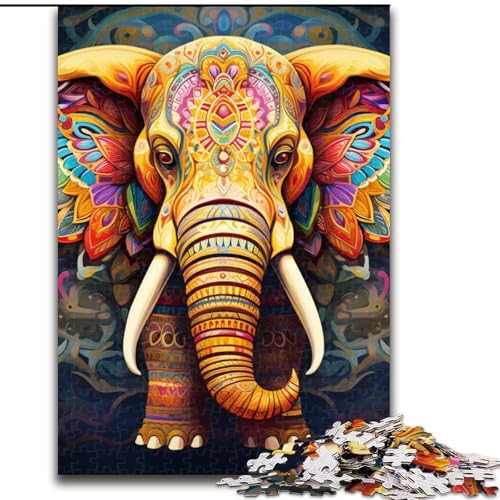 Puzzle 1000 Teile für Erwachsene, Elefanten-Holzpuzzle, Denkspiel für Teenager, 50x75cm Puzzle 1000 Teile für Erwachsene, Elefanten-Holzpuzzle, Denkspiel für Teenager, 50x75cm von LYXIANY