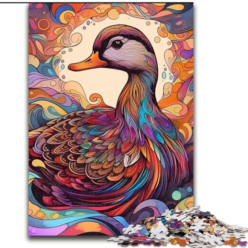 Puzzle 1000 Teile für Erwachsene, Enten-Pappe, 26x38cm, perfekt für Halloween, Weihnachten, Geburtstagsgeschenk Puzzle 1000 Teile für Erwachsene, Enten-Pappe, 26x38cm, perfekt für Halloween, Weihnachten, Geburtstagsgeschenk von LYXIANY