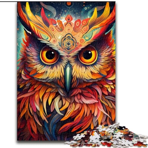 Puzzle 1000 Teile für Erwachsene, Eule, 1000-teiliges Puzzle, entwickelt Hand-Auge-Koordinationsfähigkeiten, 26x38cm Puzzle 1000 Teile für Erwachsene, Eule, 1000-teiliges Puzzle, entwickelt Hand-Auge-Koordinationsfähigkeiten, 26x38cm von LYXIANY