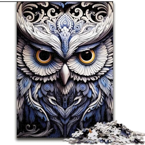 Puzzle 1000 Teile für Erwachsene, Farbige Eulen-Puzzles für Erwachsene, 1000 Teile, spannende Aktivität für den Familienspielabend, 26x38cm Puzzle 1000 Teile für Erwachsene, Farbige Eulen-Puzzles für Erwachsene, 1000 Teile, spannende Aktivität für den Familienspielabend, 26x38cm von LYXIANY
