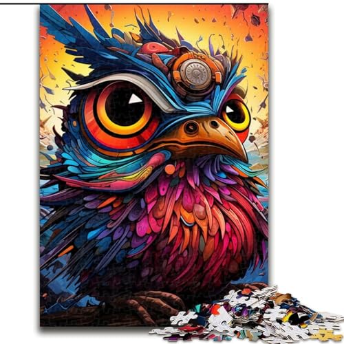 Puzzle 1000 Teile für Erwachsene, Farbvogel, Papppuzzle, 26x38cm, perfekt für Halloween, Weihnachten, Geburtstagsgeschenk Puzzle 1000 Teile für Erwachsene, Farbvogel, Papppuzzle, 26x38cm, perfekt für Halloween, Weihnachten, Geburtstagsgeschenk von LYXIANY
