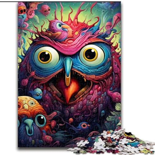 Puzzle 1000 Teile für Erwachsene, Farbvogel-Puzzles für Erwachsene, Geburtstagsgeschenkidee, anspruchsvolles Denkspiel, 26x38cm Puzzle 1000 Teile für Erwachsene, Farbvogel-Puzzles für Erwachsene, Geburtstagsgeschenkidee, anspruchsvolles Denkspiel, 26x38cm von LYXIANY