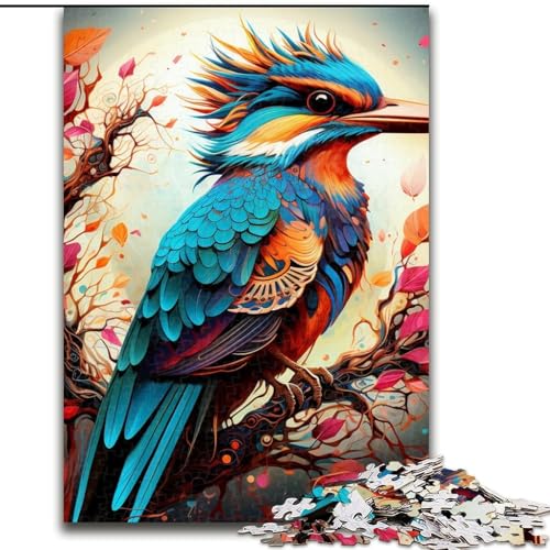 Puzzle 1000 Teile für Erwachsene, Farbvogel-Puzzles für Erwachsene, Geburtstagsgeschenkidee, anspruchsvolles Denkspiel, 26x38cm Puzzle 1000 Teile für Erwachsene, Farbvogel-Puzzles für Erwachsene, Geburtstagsgeschenkidee, anspruchsvolles Denkspiel, 26x38cm von LYXIANY