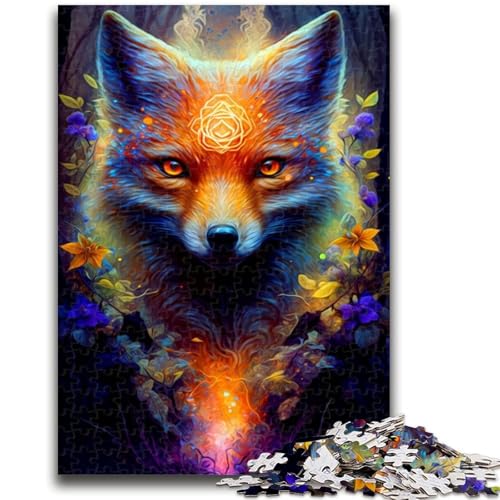 Puzzle 1000 Teile für Erwachsene, Fuchs, Familienspaß, ganze Familie, ab 14 Jahren, 26x38cm Puzzle 1000 Teile für Erwachsene, Fuchs, Familienspaß, ganze Familie, ab 14 Jahren, 26x38cm von LYXIANY