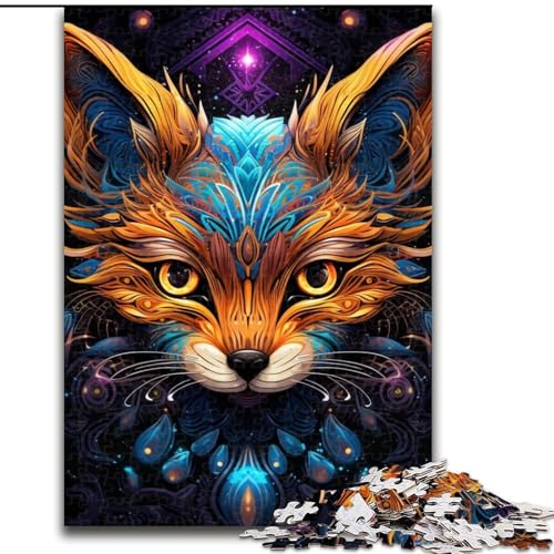 Puzzle 1000 Teile für Erwachsene, Fuchs-Pappe, 26x38cm, perfekt für Halloween, Weihnachten, Geburtstagsgeschenk Puzzle 1000 Teile für Erwachsene, Fuchs-Pappe, 26x38cm, perfekt für Halloween, Weihnachten, Geburtstagsgeschenk von LYXIANY