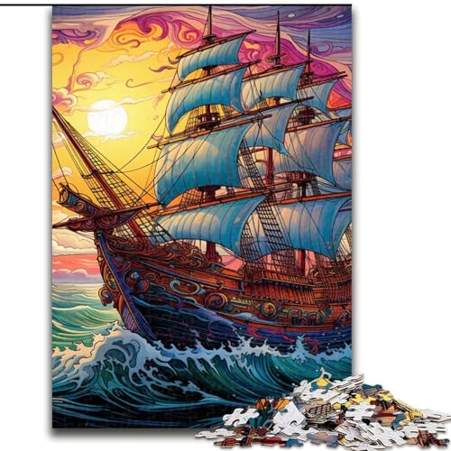Puzzle 1000 Teile für Erwachsene, Galaxie-Piratenschiff, Holzpuzzle, 50x75cm, perfekt für Halloween, Weihnachten, Geburtstagsgeschenk Puzzle 1000 Teile für Erwachsene, Galaxie-Piratenschiff, Holzpuzzle, 50x75cm, perfekt für Halloween, Weihnachten, Geburtstagsgeschenk von LYXIANY