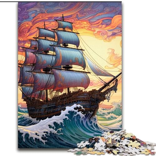 Puzzle 1000 Teile für Erwachsene, Galaxie-Piratenschiff, Papppuzzle, 26x38cm, perfekt für Halloween, Weihnachten, Geburtstagsgeschenk Puzzle 1000 Teile für Erwachsene, Galaxie-Piratenschiff, Papppuzzle, 26x38cm, perfekt für Halloween, Weihnachten, Geburtstagsgeschenk von LYXIANY