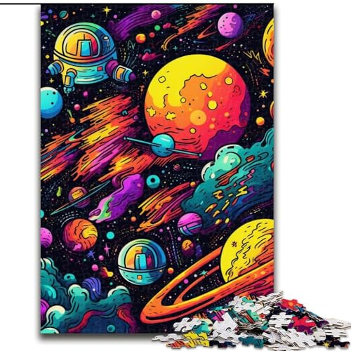 Puzzle 1000 Teile für Erwachsene, Galaxie-Planet, Papppuzzle, 26x38cm, perfekt für Halloween, Weihnachten, Geburtstagsgeschenk Puzzle 1000 Teile für Erwachsene, Galaxie-Planet, Papppuzzle, 26x38cm, perfekt für Halloween, Weihnachten, Geburtstagsgeschenk von LYXIANY