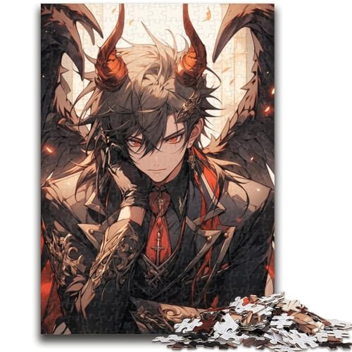 Puzzle 1000 Teile für Erwachsene, Geschenke, Anime Devil Boy, Stressabbau, Staycation, Zeitvertreib, Wunschliste mit Weihnachtsmann, 38x26cm von LYXIANY