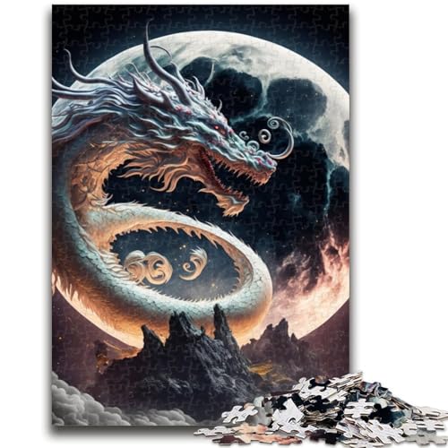 Puzzle 1000 Teile für Erwachsene, Geschenke, Drachen, anspruchsvolles Spiel und Familienspiel, Lernspiel zum Geburtstag, Weihnachten, 26x38cm von LYXIANY